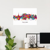 Tallinn Skyline Poster (Thuiskantoor)