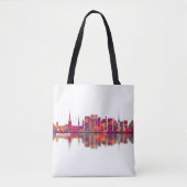 Tallinn Skyline Tote Bag (Voorkant)