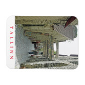 Tallinn St. Catherine's Passage uitzicht koelkastm Magneet (Horizontaal)