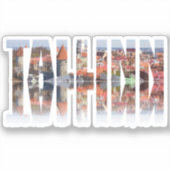 Tallinn-tekst samengesteld uit de oude stad sticker (Voorkant)