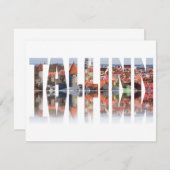 Tallinn-tekst samengesteld uit oud uitzicht (Voorkant / Achterkant)