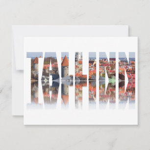 Tallinn-tekst samengesteld uit oud uitzicht