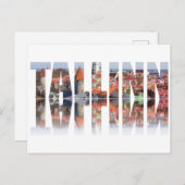Tallinn-tekst samengesteld uit oud uitzicht briefkaart (Voorkant / Achterkant)