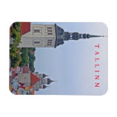 Tallinn-toren en kathedraal-koelkast-magneet magneet (Horizontaal)