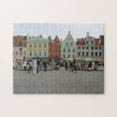 Tallinn Town Hall Square uitzicht puzzel Legpuzzel (Horizontaal)