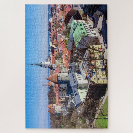 Tallinn uitzicht puzzel legpuzzel (Verticaal)