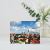 Tallinn's daken briefkaart (Staand voorkant)