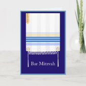 "Tallit" Bar Mitzvah Card Kaart (Voorkant)