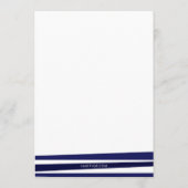 Tallit Bar Mitzvah Programma Programmakaart (Achterkant)