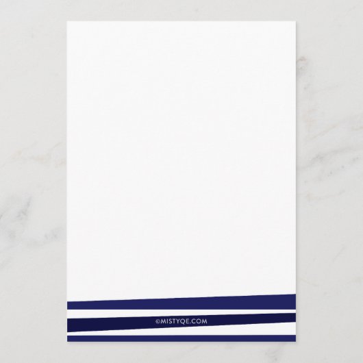 Tallit Bar Mitzvah Programma Programmakaart (Achterkant)