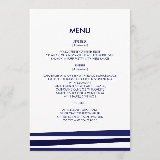 Tallit Bar Mitzvah Programma Programmakaart (Voorkant)