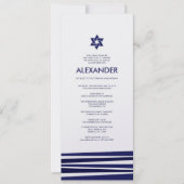 Tallit Bar Mitzvah Uitnodiging (Voorkant)