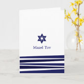 Tallit Bar Mitzvah Wenskaart Kaart (Gele Bloem)