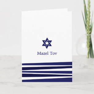 Tallit Bar Mitzvah Wenskaart Kaart