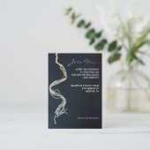 Tallit Tallis Bar Bat Mitzvah Reception Card Informatiekaartje (Staand voorkant)