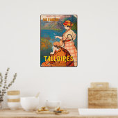 Talloires, Annecy-meer, koppel op picknick,  Poster (Keuken)