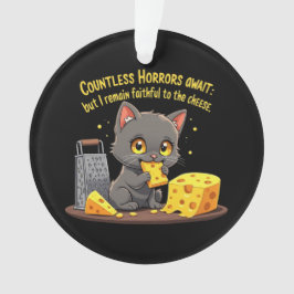 Talloze verschrikkingen wachten, maar ik blijf tro ornament