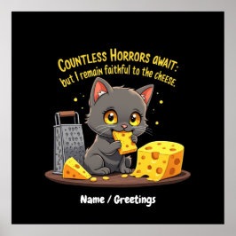 Talloze verschrikkingen wachten, maar ik blijf tro poster