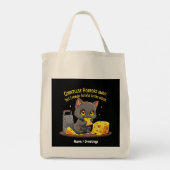 Talloze verschrikkingen wachten, maar ik blijf tro tote bag (Achterkant)