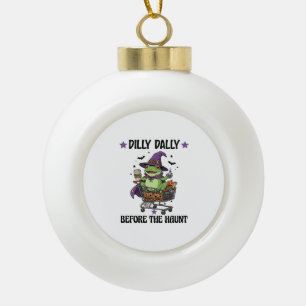 Talloze Voor Spook Kikker Halloween Winkel C Keramische Bal Ornament