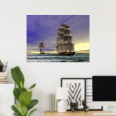 Tallschepen Poster (Thuiskantoor)