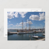 Tallschip in de haven van Varna Briefkaart (Voorkant / Achterkant)