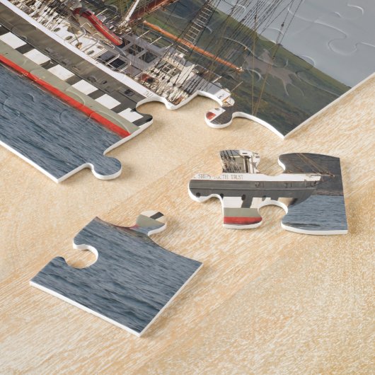 Tallschip Stavros S Niarchos. Legpuzzel (Zijkant)