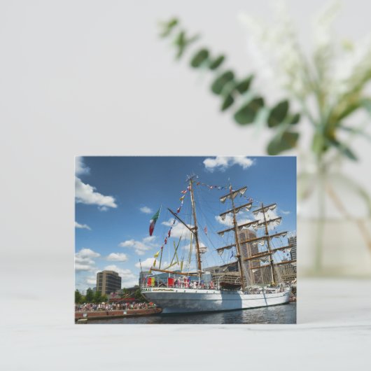 Tallships in Baltimore Briefkaart (Staand voorkant)