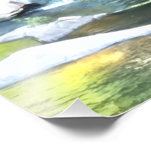 Talluah Gorge Foto Afdruk (Hoek)