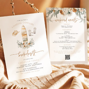 TALLULAH Aardige Boho Cowgirl Bachelorette Kaart