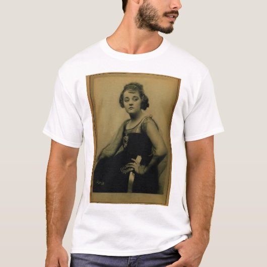 Tallulah Bankhead 1918 portret T-shirt (Voorkant)