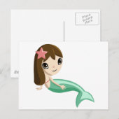 Tallulah de Zeemeermin Briefkaart (Voorkant / Achterkant)