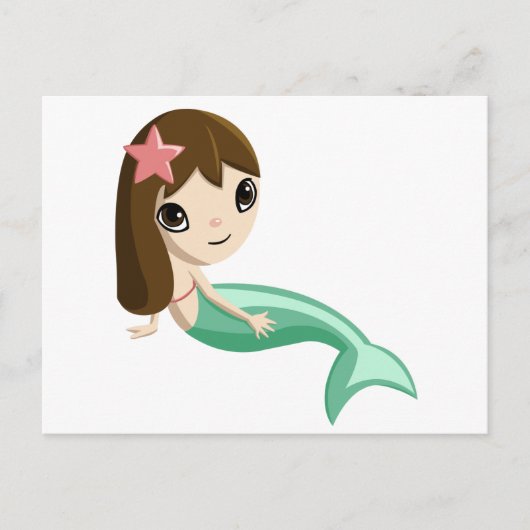 Tallulah de Zeemeermin Briefkaart (Voorkant)