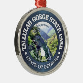 Tallulah Gorge SP Metalen Ornament (Rechts)