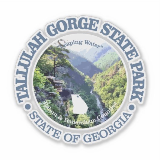 Tallulah Gorge SP Sticker (Voorkant)