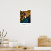 Tallulah Gorge State Park Georgia Waterverf Poster (Keuken)