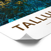 Tallulah Gorge State Park Georgia Waterverf Poster (Hoek)