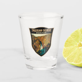 Tallulah Gorge State Park Georgia Waterverf Shot Glas