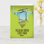 Tallulah Gorge State Park kaart (Gele Bloem)