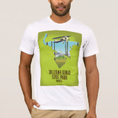 Tallulah Gorge State Park-kaart T-shirt (Voorkant)