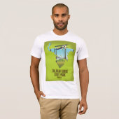 Tallulah Gorge State Park-kaart T-shirt (Voorkant volledig)