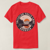 Tallulah Herfsten Lake Georgia Sunset TShirt (Design voorkant)