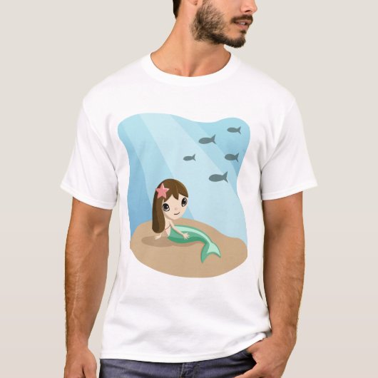 Tallulah het Mermaid T-shirt (Voorkant)