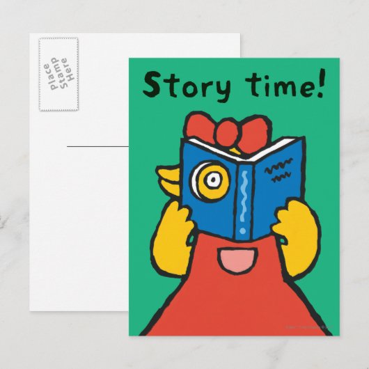 Tallulah maakt een Funny Face Briefkaart (Voorkant / Achterkant)