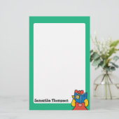 Tallulah maakt een Funny Face Briefpapier (Staand voorkant)