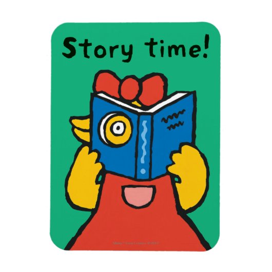 Tallulah maakt een Funny Face Magneet (Verticaal)