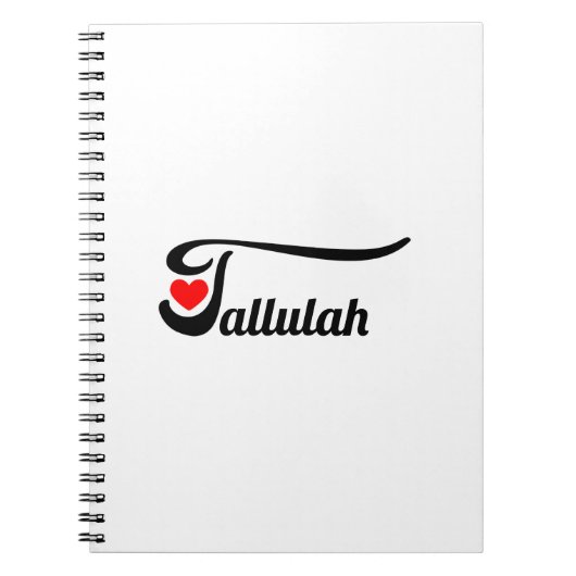Tallulah Notitieboek (Voorkant)