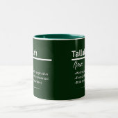 Tallulah Personalized Name Coffee Mug Tweekleurige Koffiemok (Center)