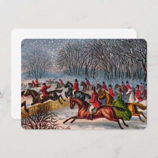 Tally-Ho Uitnodiging (Voorkant / Achterkant)