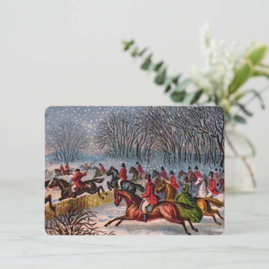 Tally-Ho Uitnodiging (Staand voorkant)